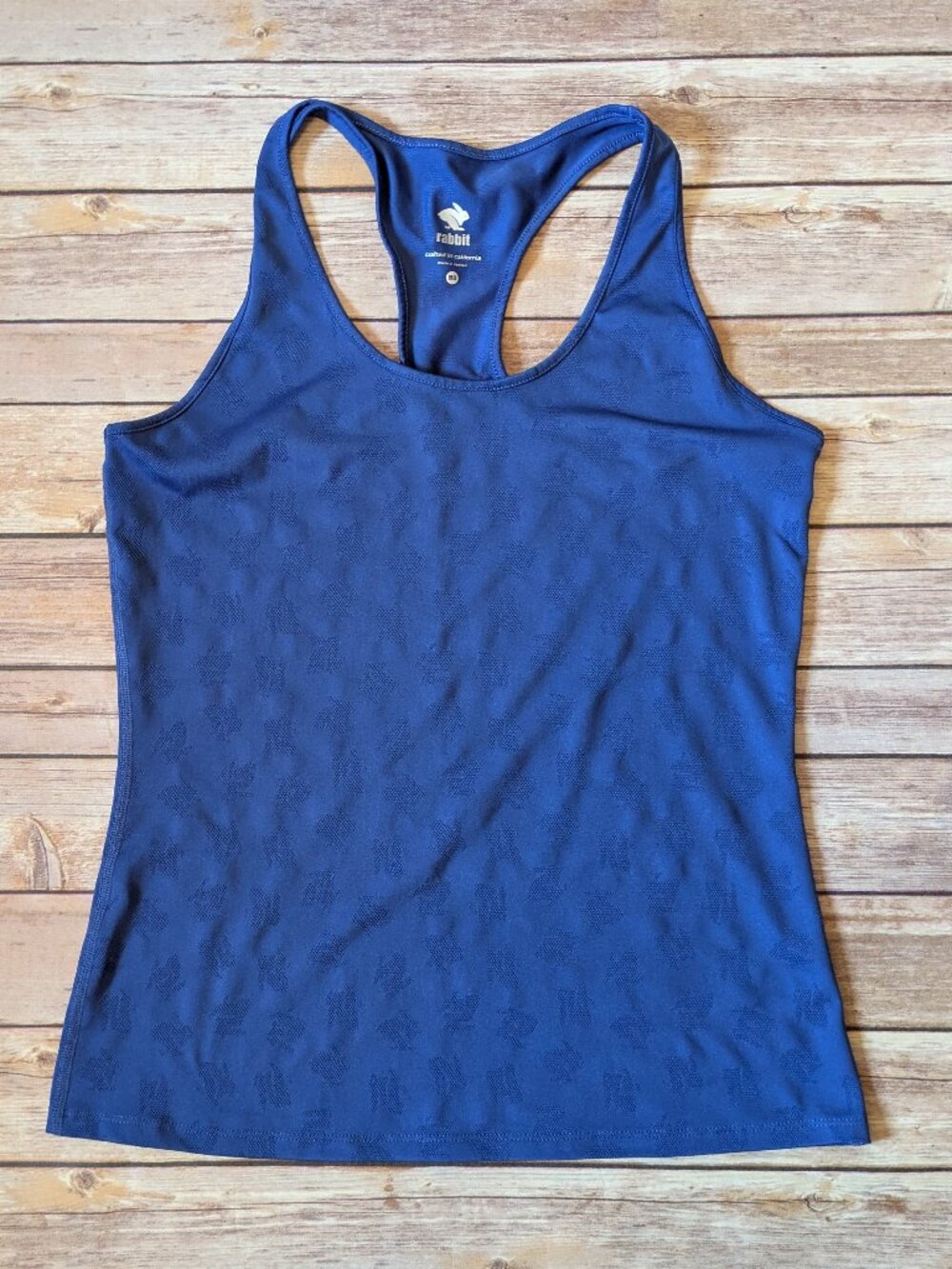 Rabbit Tank Top Blue Medium